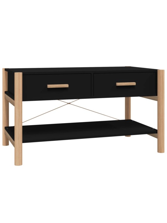 Konferenční stolek černý 82x48x45 cm kompozitní dřevo