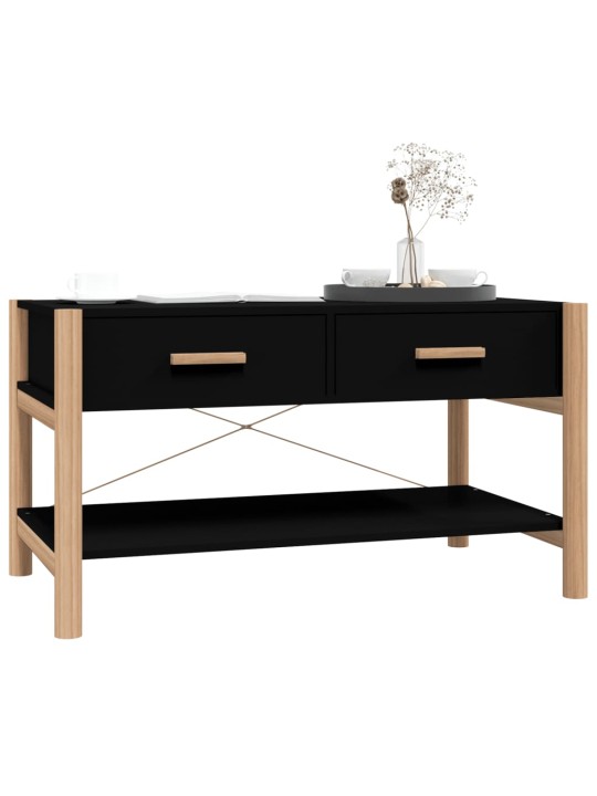 Konferenční stolek černý 82x48x45 cm kompozitní dřevo