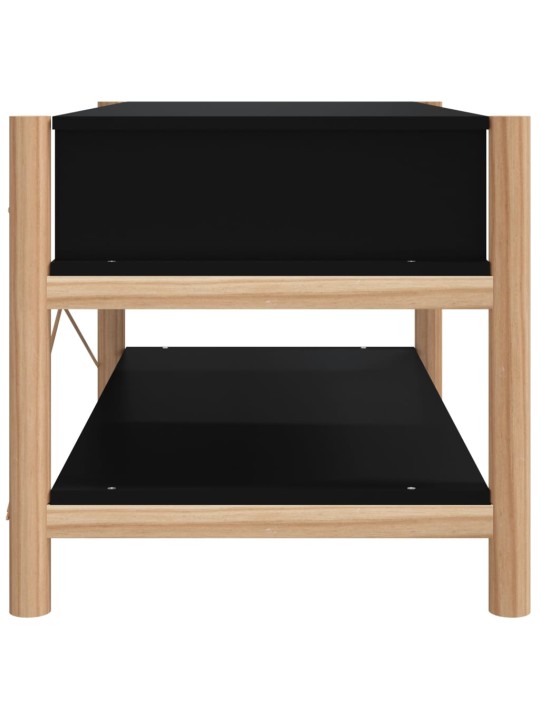 Konferenční stolek černý 82x48x45 cm kompozitní dřevo