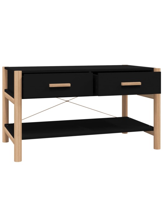 Konferenční stolek černý 82x48x45 cm kompozitní dřevo