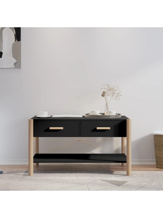 Konferenční stolek černý 82x48x45 cm kompozitní dřevo