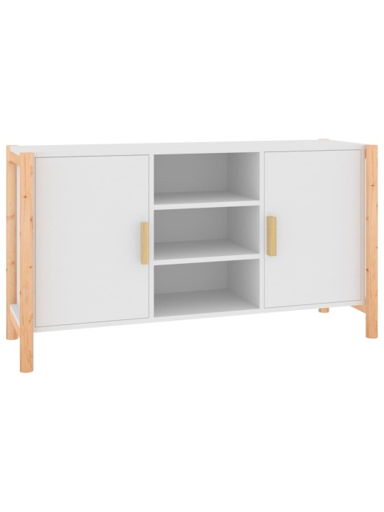 Příborník bílý 107 x 38 x 60 cm kompozitní dřevo