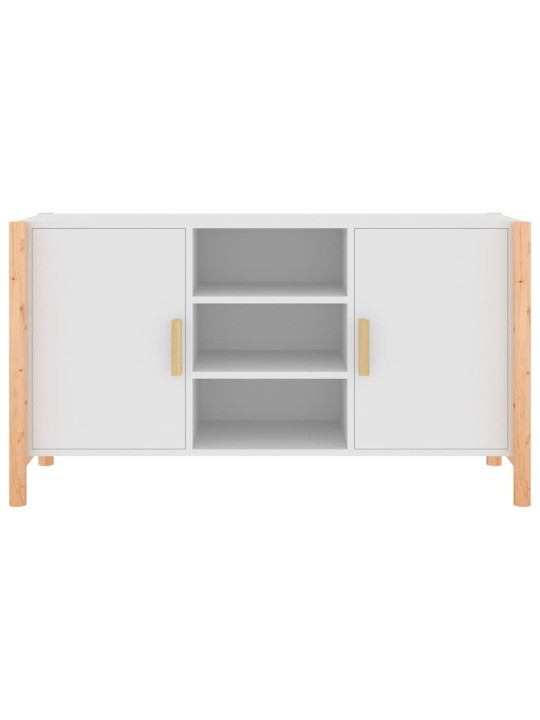 Příborník bílý 107 x 38 x 60 cm kompozitní dřevo