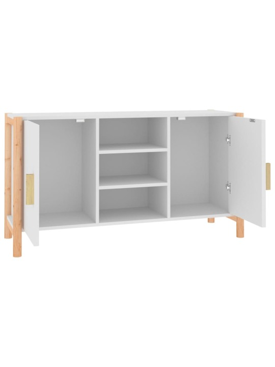 Příborník bílý 107 x 38 x 60 cm kompozitní dřevo