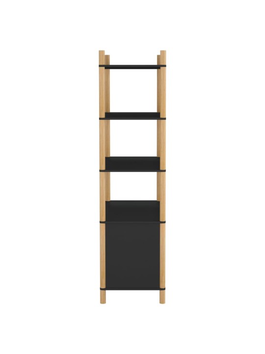 Skříň highboard černá 80x40x153 cm kompozitní dřevo