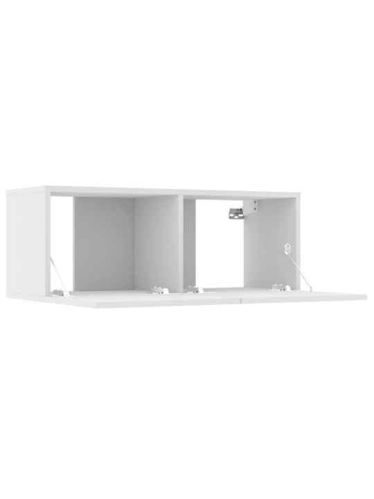 6dílný set TV skříněk bílý kompozitní dřevo