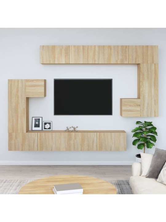 Nástěnná TV skříňka dub sonoma kompozitní dřevo