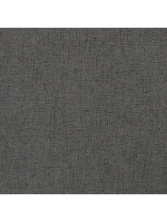 Jídelní židle 2 ks tmavě šedé textil
