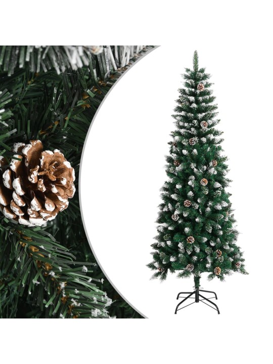 Umělý vánoční stromek se stojanem zelený 210 cm PVC