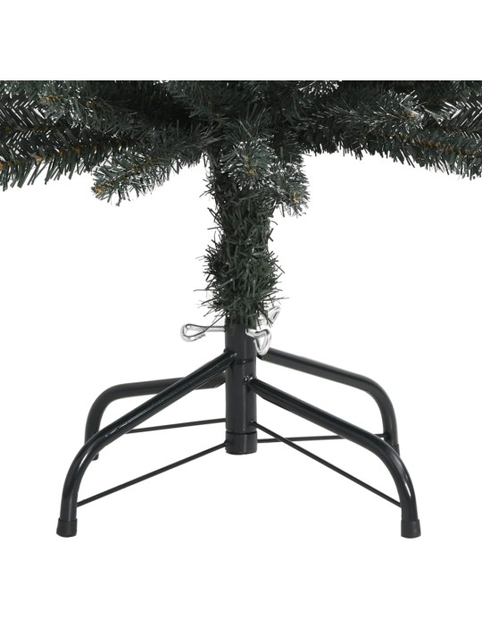 Umělý úzký vánoční stromek se stojanem zelený 180 cm PVC