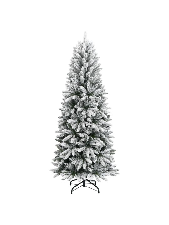 Umělý vánoční stromek se sněhem 240 cm pvc a pe