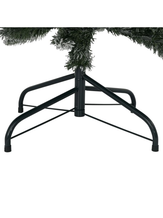 Umělý vánoční stromek se sněhem 240 cm pvc a pe