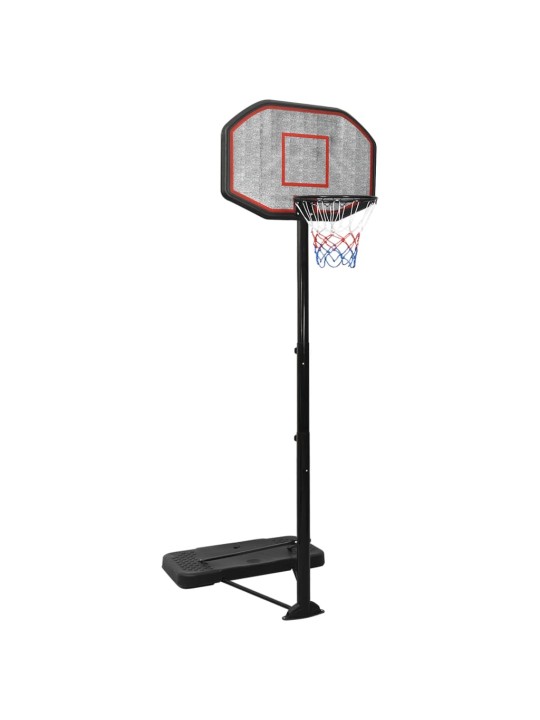 Basketbalový koš černý 258–363 cm polyethylen