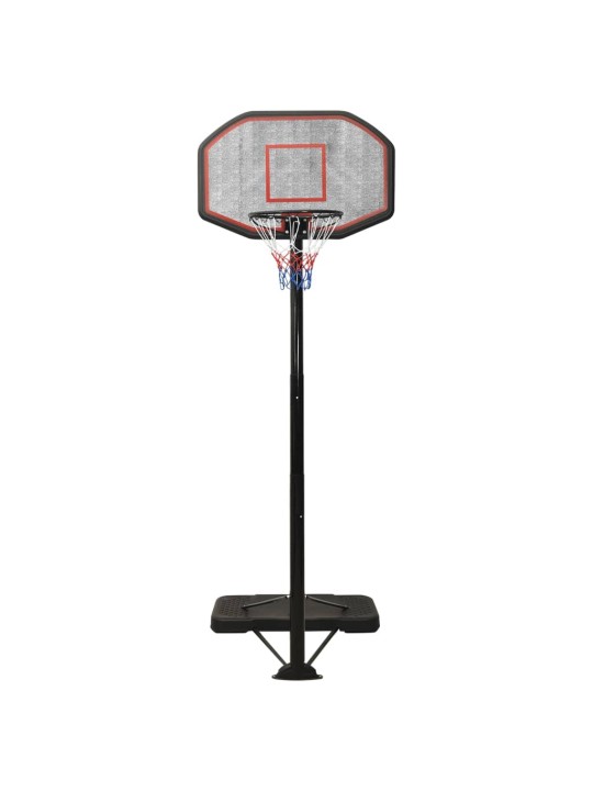 Basketbalový koš černý 258–363 cm polyethylen