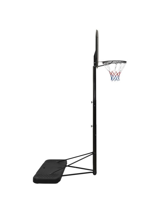 Basketbalový koš černý 258–363 cm polyethylen