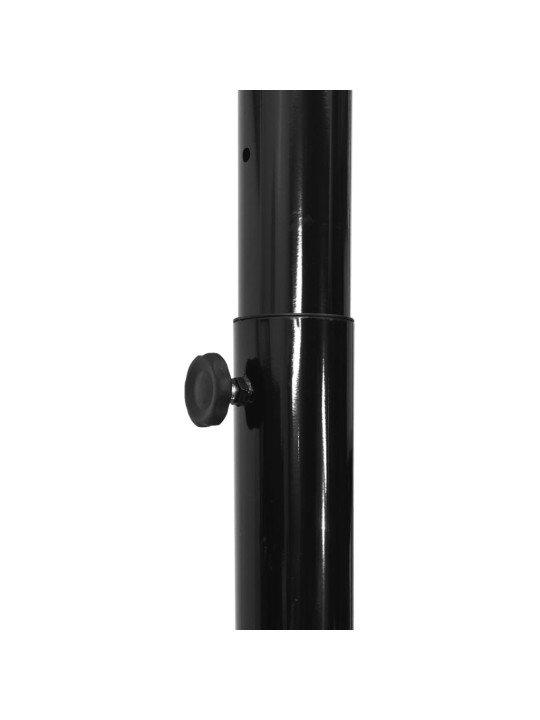 Basketbalový koš černý 258–363 cm polyethylen