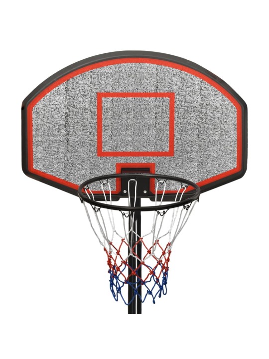 Basketbalový koš černý 237-307 cm polyethylen