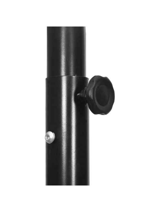 Basketbalový koš černý 237-307 cm polyethylen