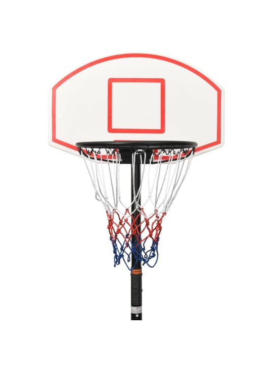 Basketbalový koš bílý 216–250 cm polyethylen