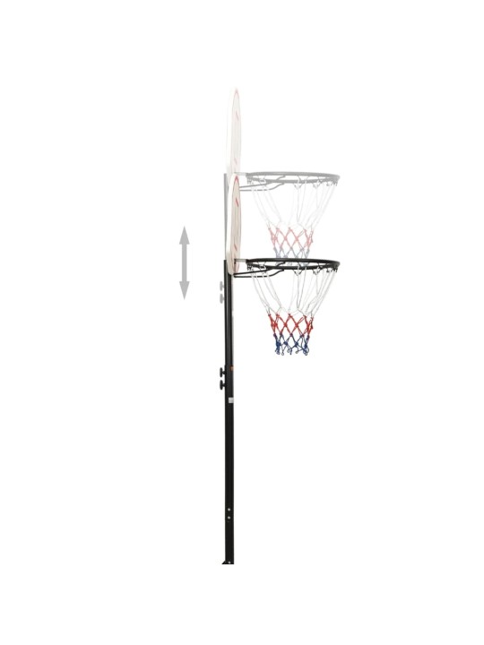 Basketbalový koš bílý 216–250 cm polyethylen