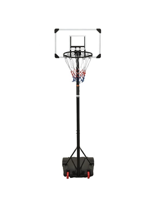 Basketbalový koš s průhlednou deskou 216 x 250 cm polykarbonát