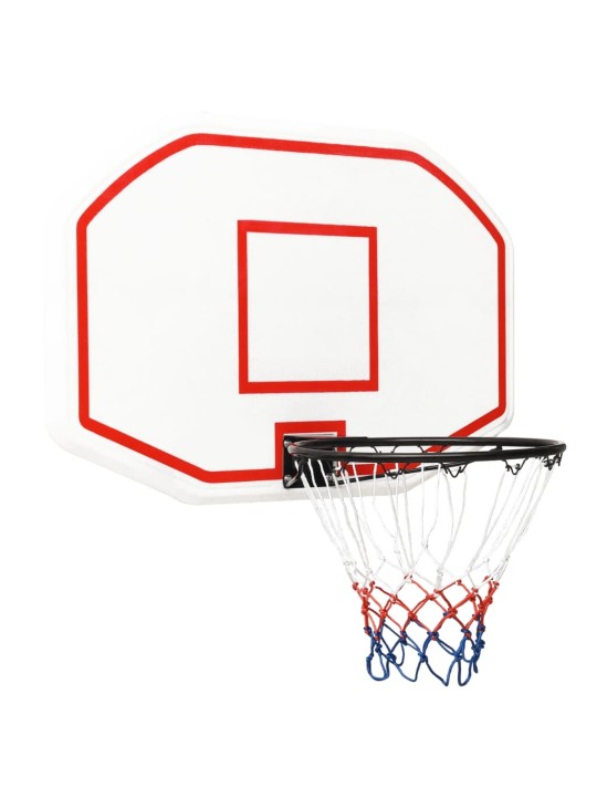 Basketbalový koš bílý 109 x 71 x 3 cm polyethylen