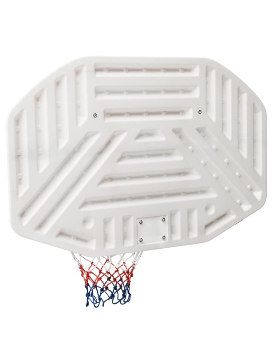 Basketbalový koš bílý 109 x 71 x 3 cm polyethylen