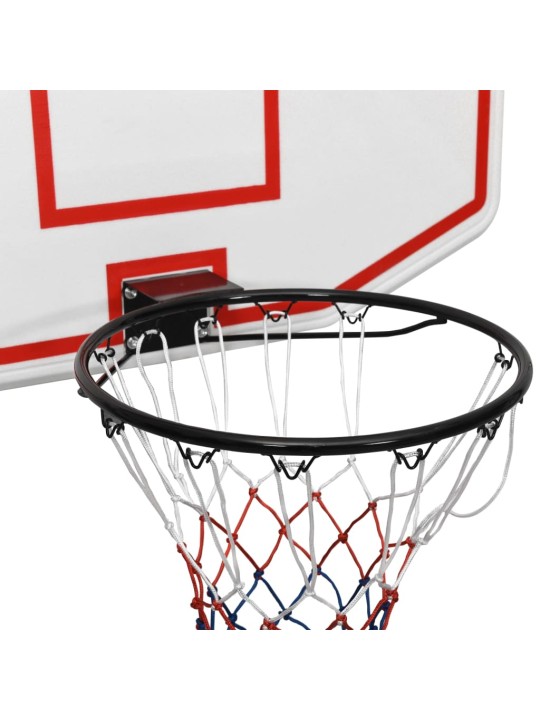 Basketbalový koš bílý 109 x 71 x 3 cm polyethylen