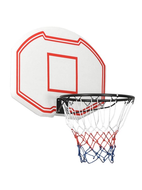 Basketbalový koš bílý 90x60x2 cm polyethylen