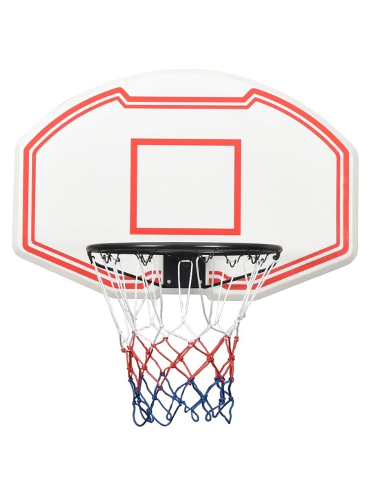 Basketbalový koš bílý 90x60x2 cm polyethylen