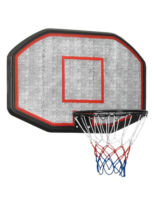 Basketbalový koš černý 109 x 71 x 3 cm polyethylen