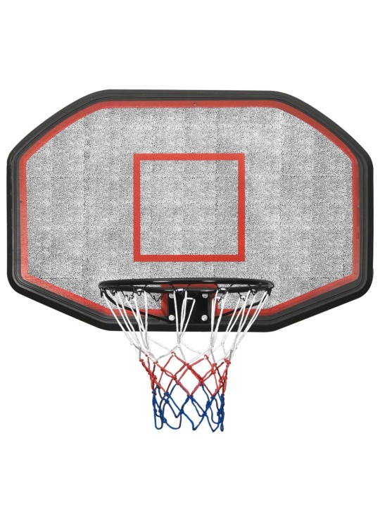 Basketbalový koš černý 109 x 71 x 3 cm polyethylen