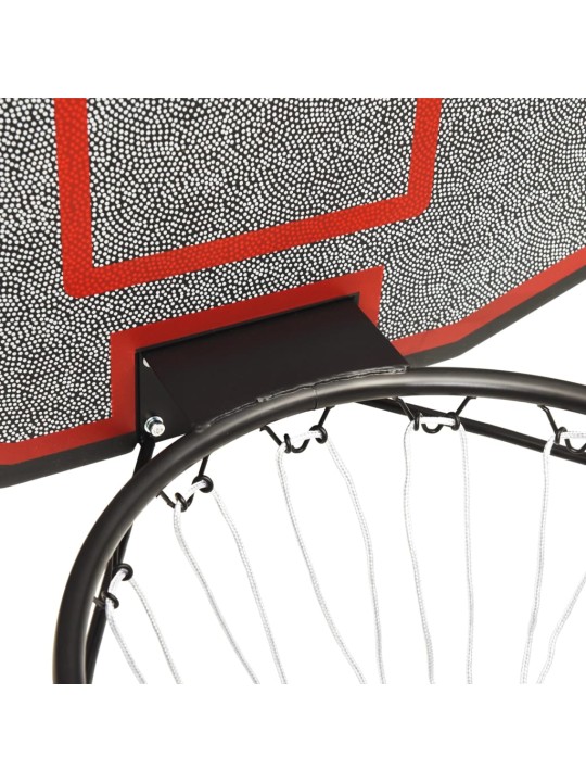 Basketbalový koš černý 71 x 45 x 2 cm polyethylen