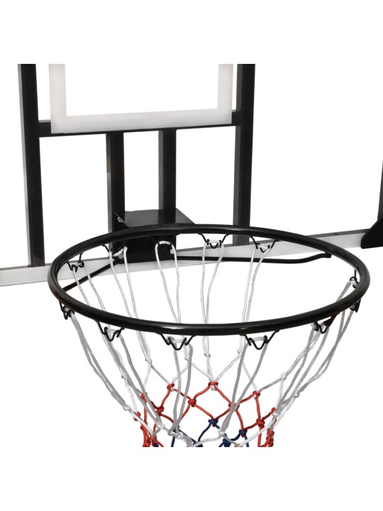 Basketbalový koš s průhlednou deskou 106x69x3 cm polykarbonát