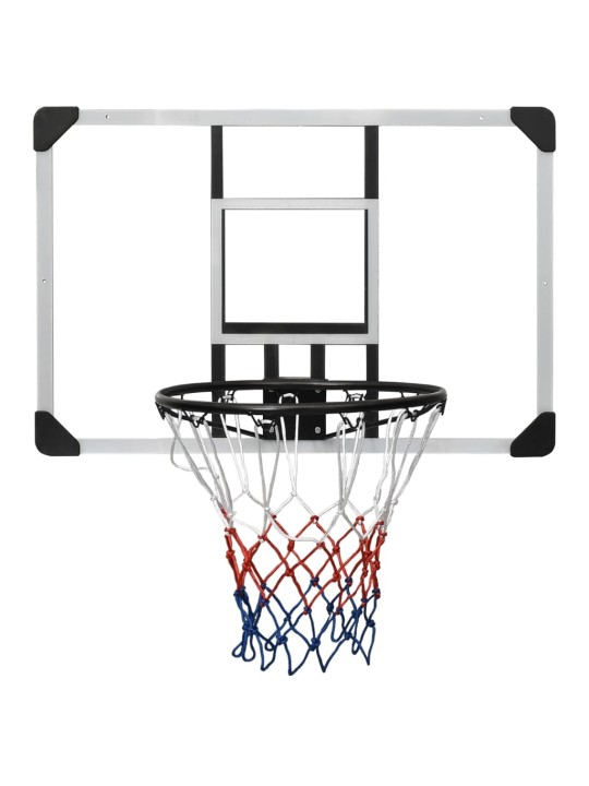 Basketbalový koš s průhlednou deskou 90x60x2,5 cm polykarbonát