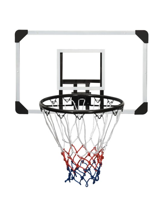 Basketbalový koš s průhlednou deskou 71x45x2,5 cm polykarbonát