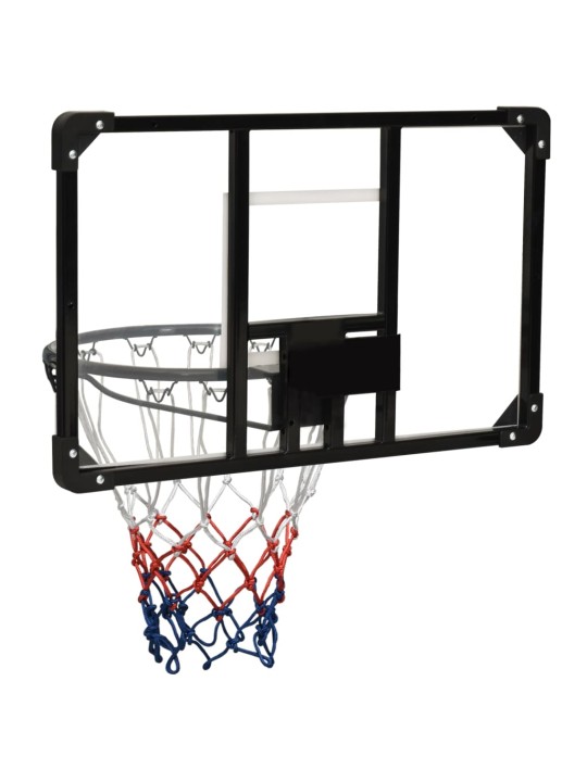 Basketbalový koš s průhlednou deskou 71x45x2,5 cm polykarbonát