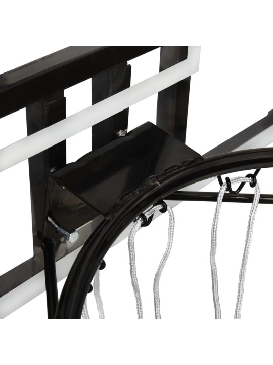 Basketbalový koš s průhlednou deskou 71x45x2,5 cm polykarbonát