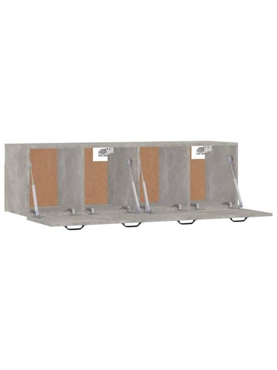 Nástěnné skříňky 2 ks betonově šedé 80 x 35 x 36,5 cm kompozit