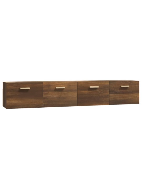 Nástěnné skříňky 2 ks hnědý dub 100 x 36,5 x 35 cm kompozit
