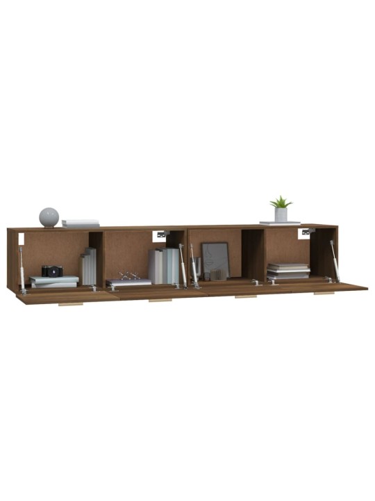 Nástěnné skříňky 2 ks hnědý dub 100 x 36,5 x 35 cm kompozit