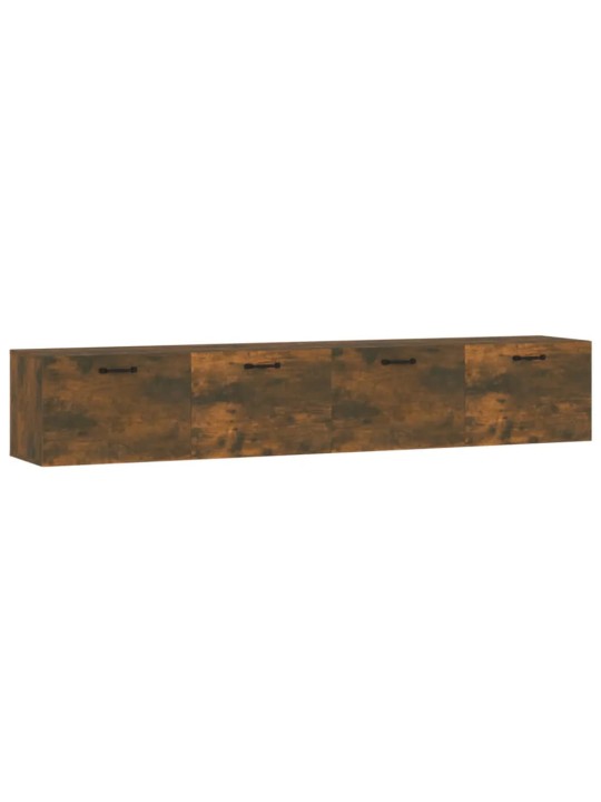 Nástěnné skříňky 2 ks kouřový dub 100 x 36,5 x 35 cm kompozit