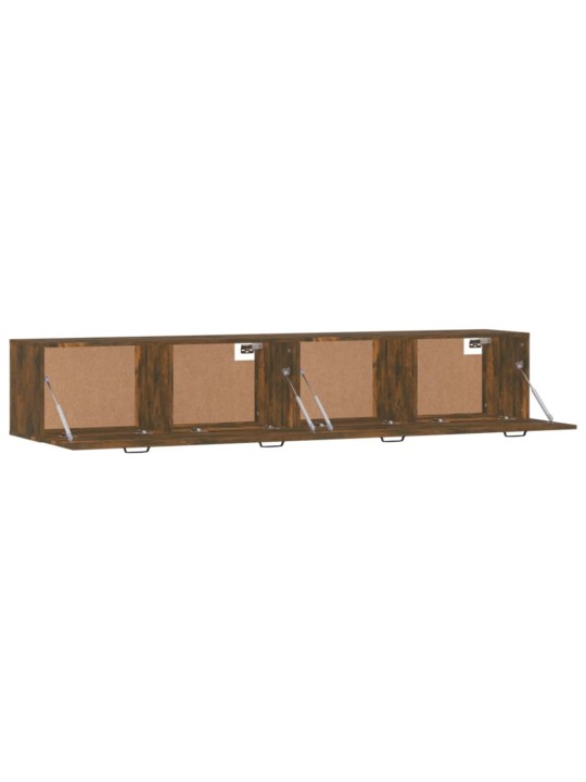 Nástěnné skříňky 2 ks kouřový dub 100 x 36,5 x 35 cm kompozit