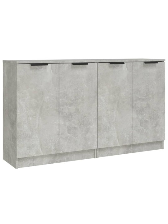 Příborníky 2 ks betonově šedé 60 x 30 x 70 cm kompozitní dřevo
