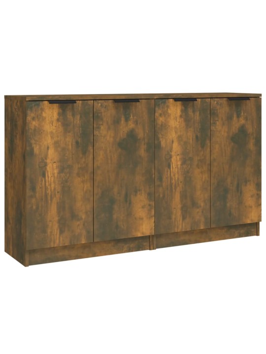 Příborníky 2 ks kouřový dub 60 x 30 x 70 cm kompozitní dřevo