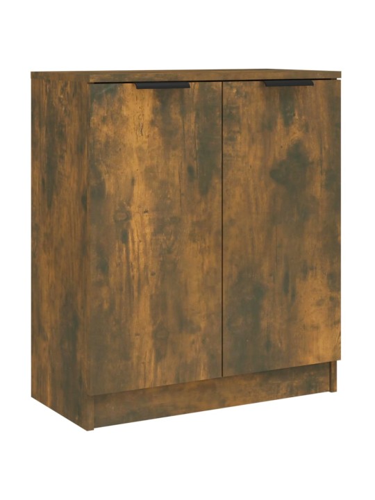 Příborníky 2 ks kouřový dub 60 x 30 x 70 cm kompozitní dřevo