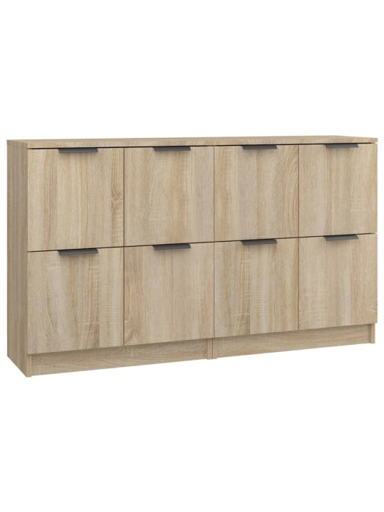 Příborníky 2 ks dub sonoma 60 x 30 x 70 cm kompozitní dřevo