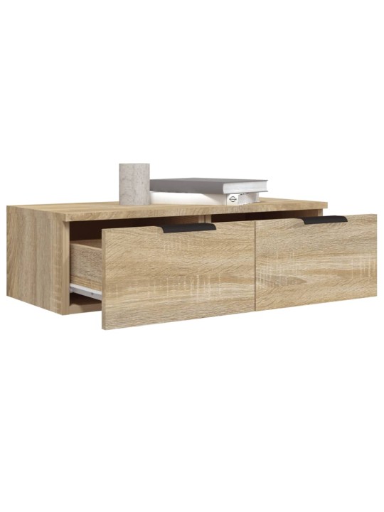 Nástěnné skříňky 2 ks dub sonoma 68x30x20 cm kompozitní dřevo