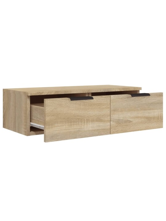 Nástěnné skříňky 2 ks dub sonoma 68x30x20 cm kompozitní dřevo