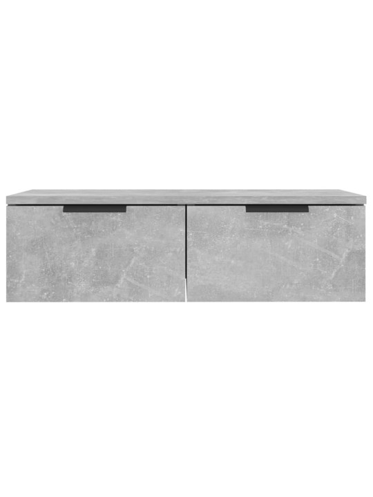 Nástěnné skříňky 2 ks betonově šedé 68x30x20cm kompozitní dřevo